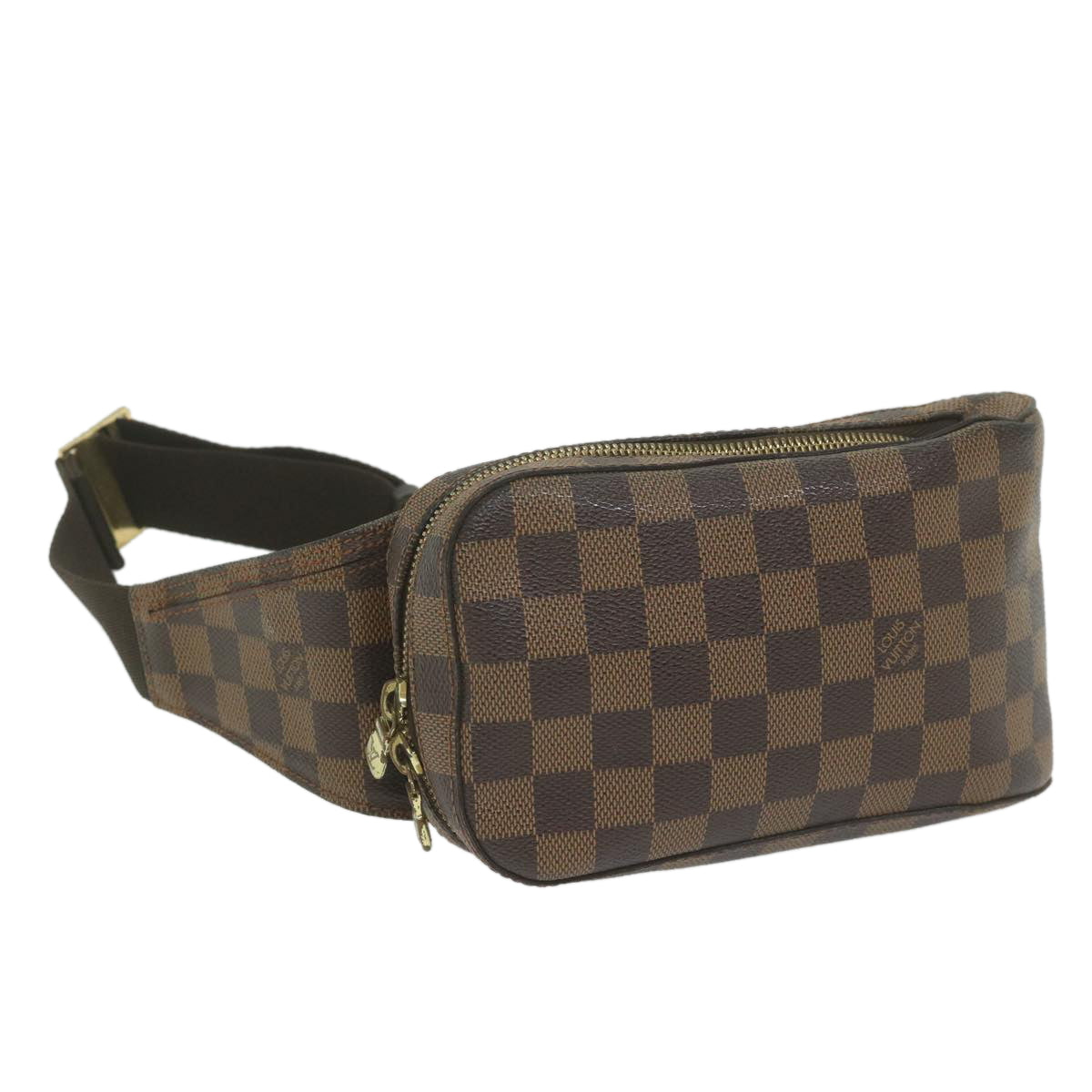 LOUIS VUITTON Damier Ebene Geronimos Shoulder Bag N51994 LV Auth 60864