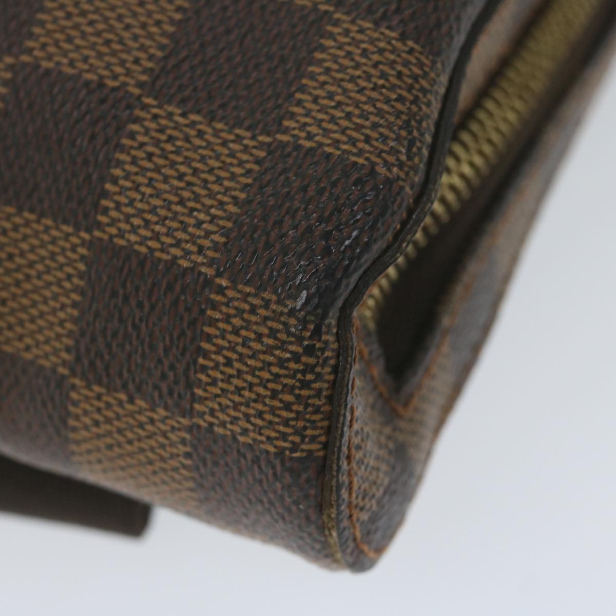 LOUIS VUITTON Damier Ebene Geronimos Shoulder Bag N51994 LV Auth 60864