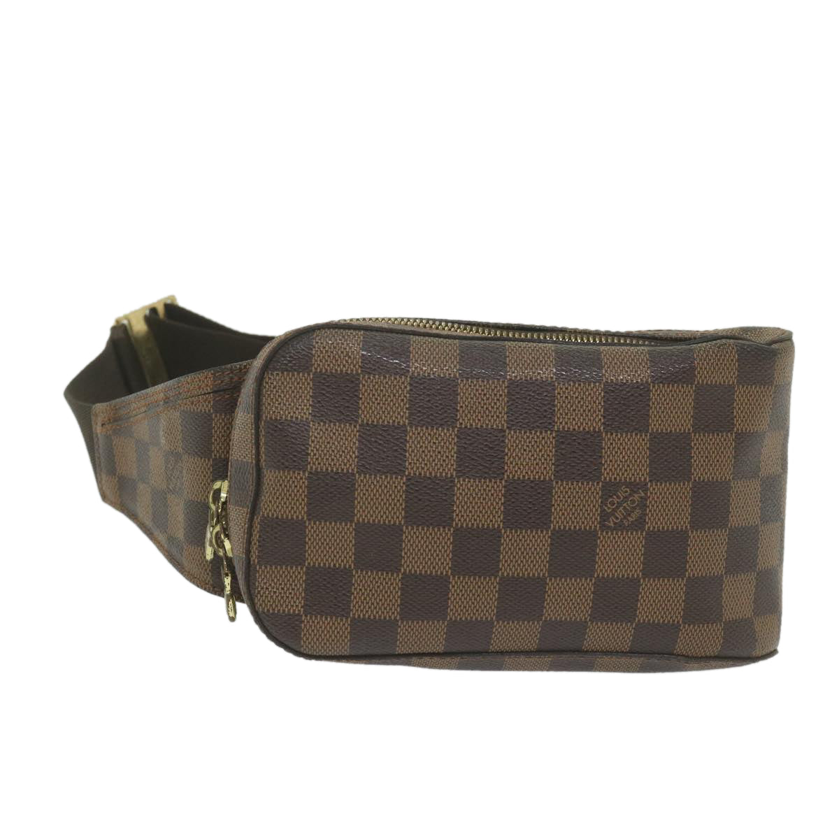 LOUIS VUITTON Damier Ebene Geronimos Shoulder Bag N51994 LV Auth 60864