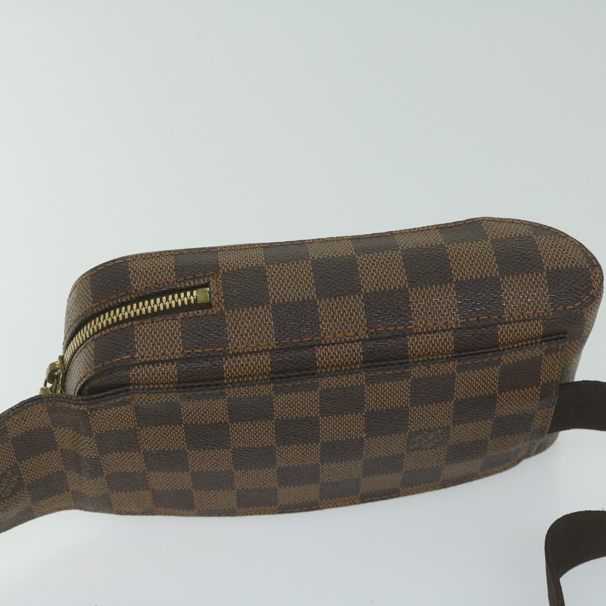 LOUIS VUITTON Damier Ebene Geronimos Shoulder Bag N51994 LV Auth 60864