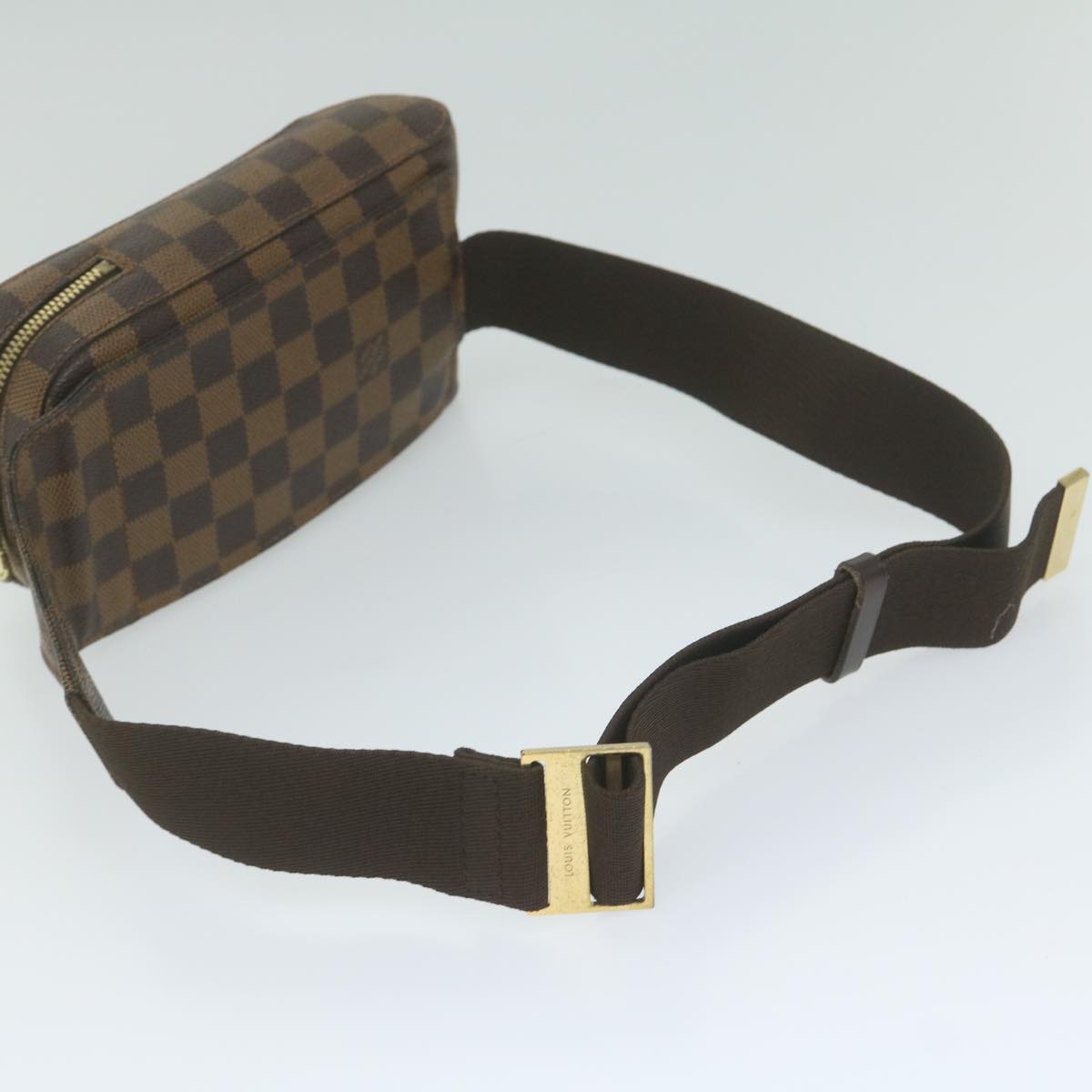 LOUIS VUITTON Damier Ebene Geronimos Shoulder Bag N51994 LV Auth 60864