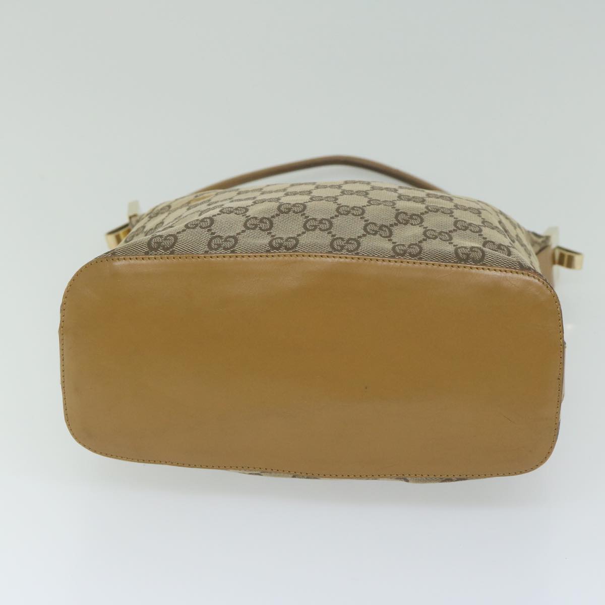 GUCCI GG Canvas Shoulder Bag Beige 001 3814 Auth 60888