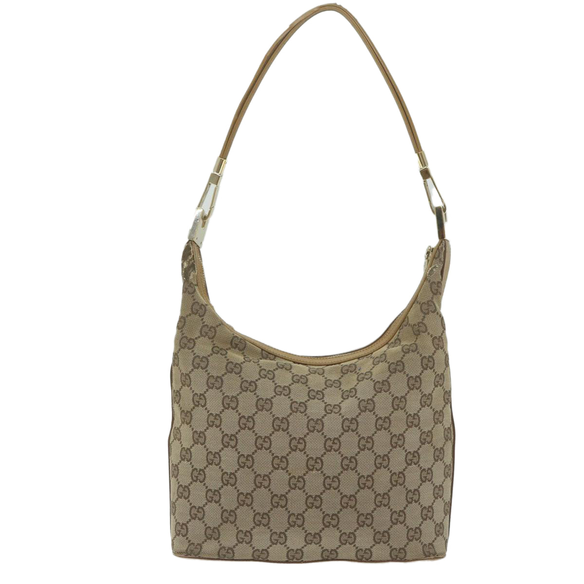 GUCCI GG Canvas Shoulder Bag Beige 001 3814 Auth 60888 - 0