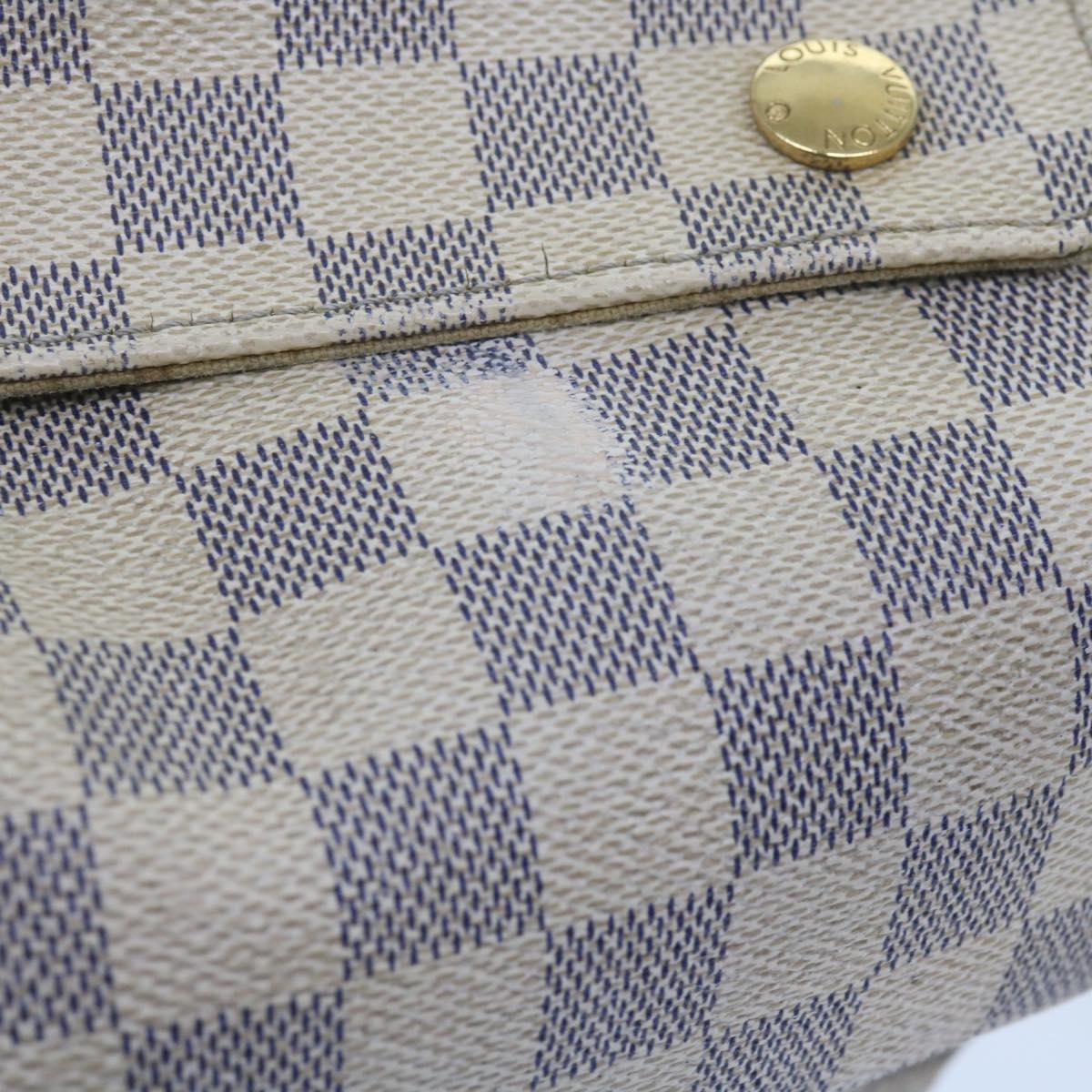 LOUIS VUITTON Damier Azur Naviglio Shoulder Bag N51189 LV Auth 60889