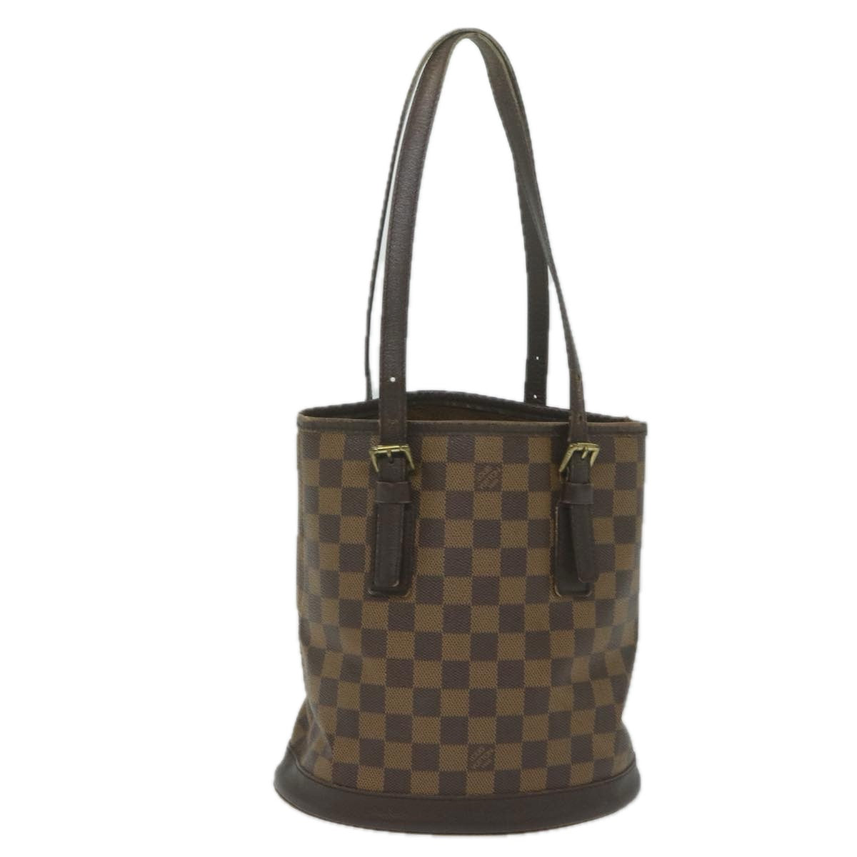 LOUIS VUITTON Damier Ebene Marais Shoulder Bag N42240 LV Auth 60925