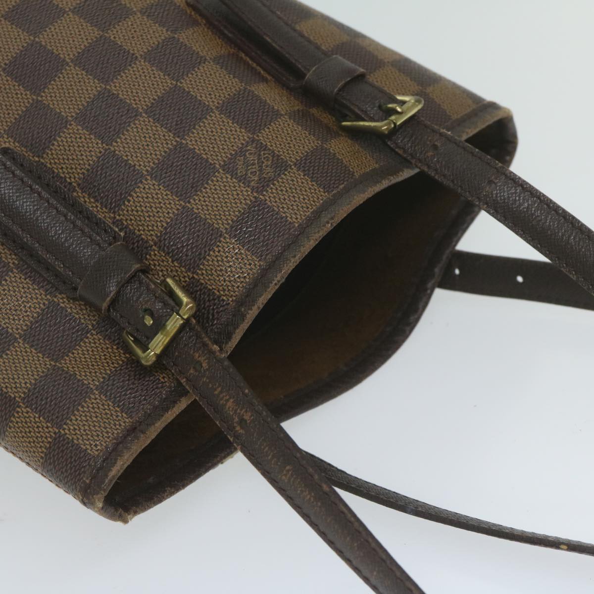 LOUIS VUITTON Damier Ebene Marais Shoulder Bag N42240 LV Auth 60925