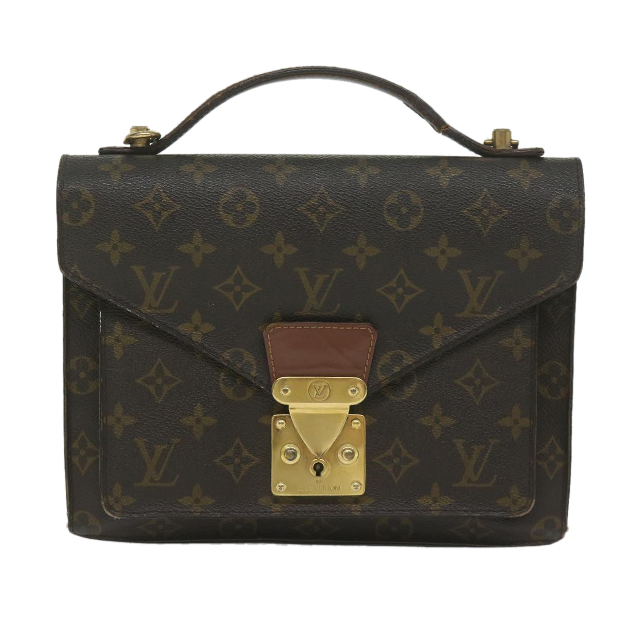 LOUIS VUITTON Monogram Monceau 26 Shoulder Bag 2way M51187 LV Auth 60947