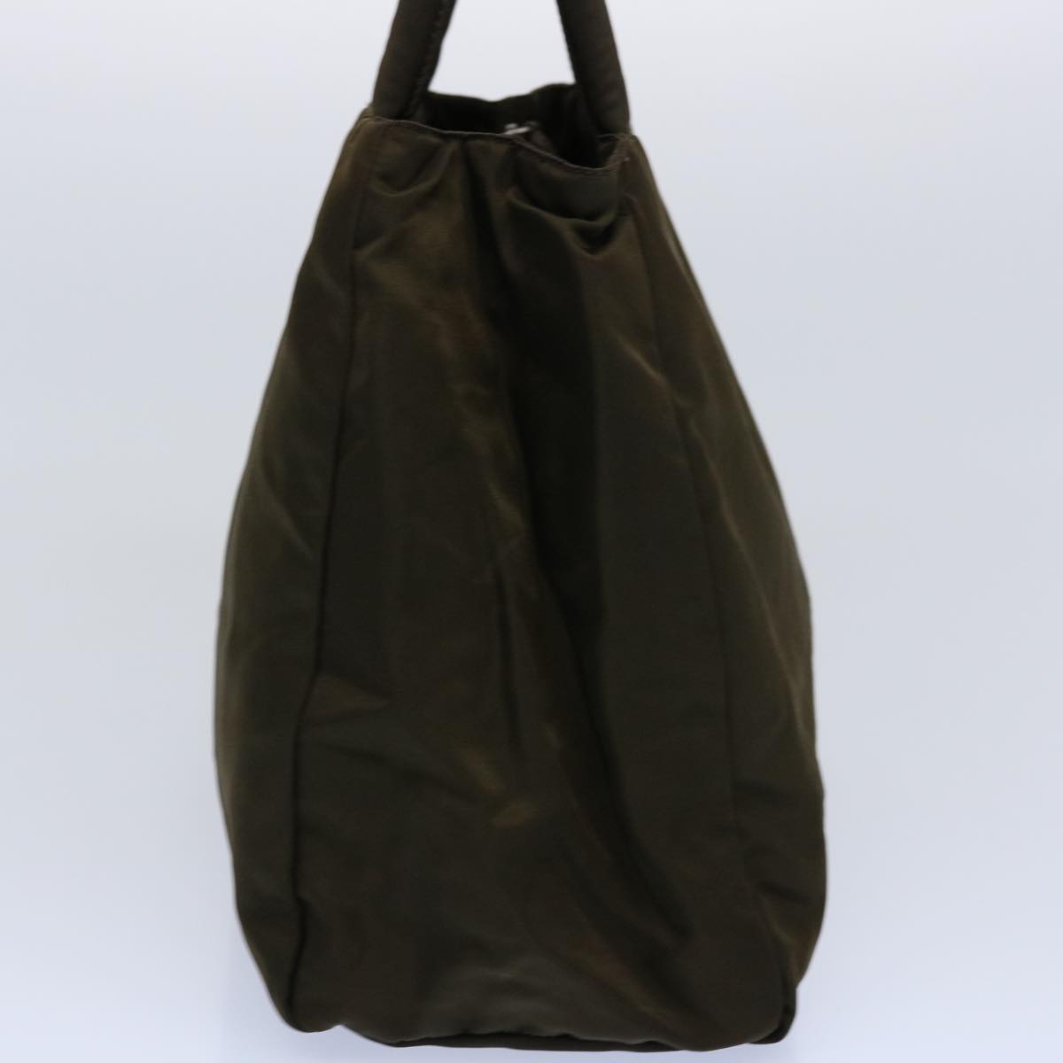 PRADA Hand Bag Nylon Brown Auth 60959