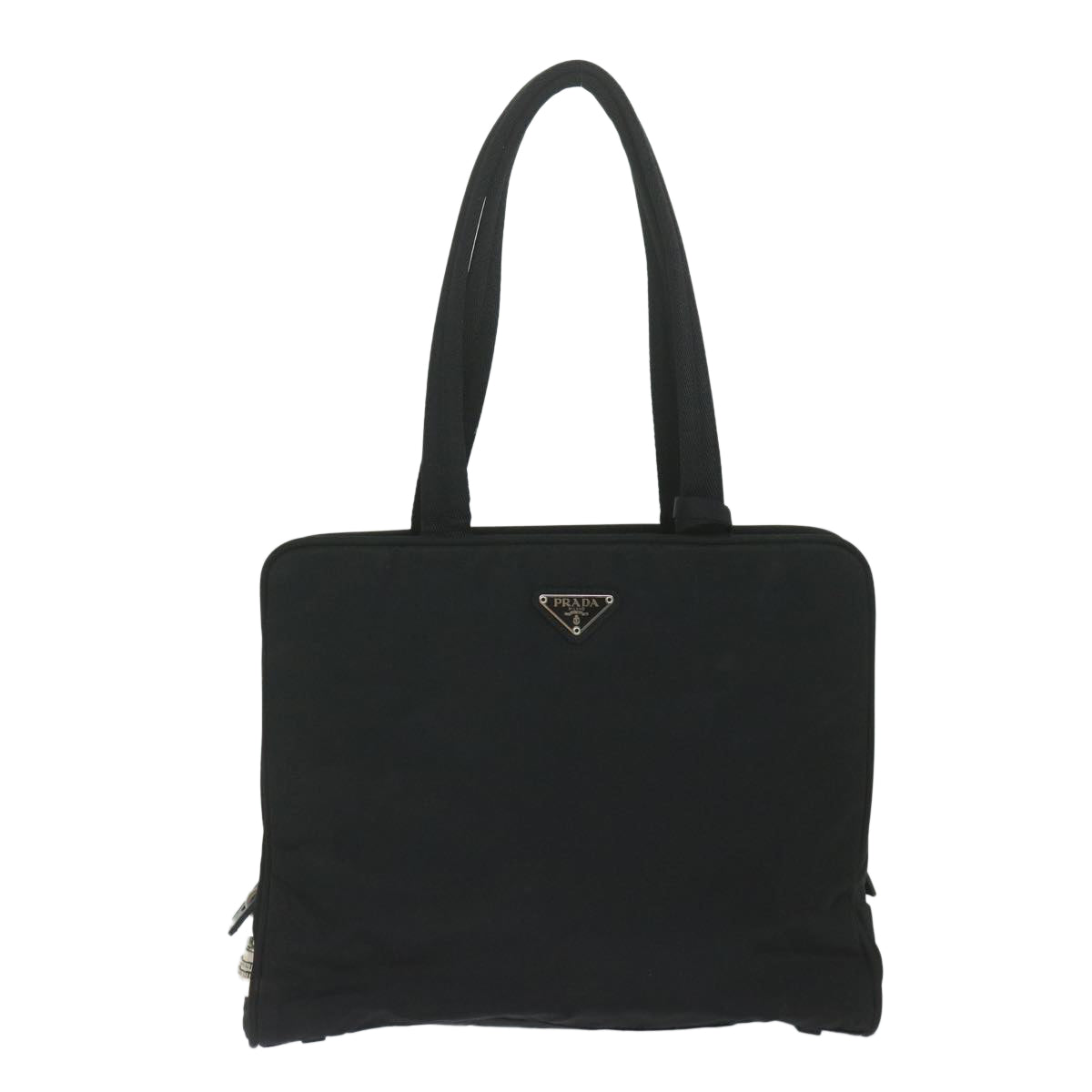 PRADA Shoulder Bag Nylon Black Auth 60961