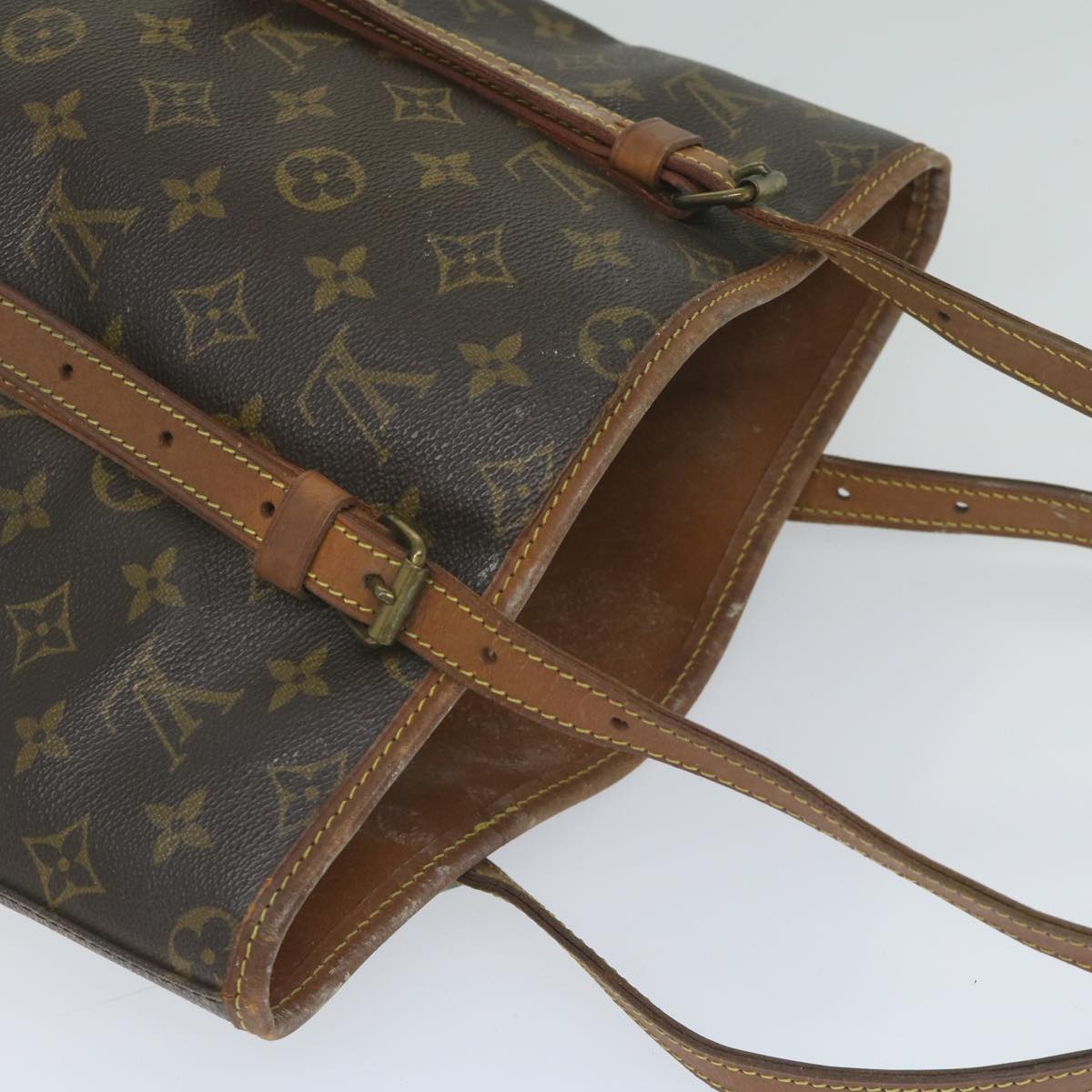 LOUIS VUITTON Monogram Bucket GM Shoulder Bag Vintage M42236 LV Auth 60966