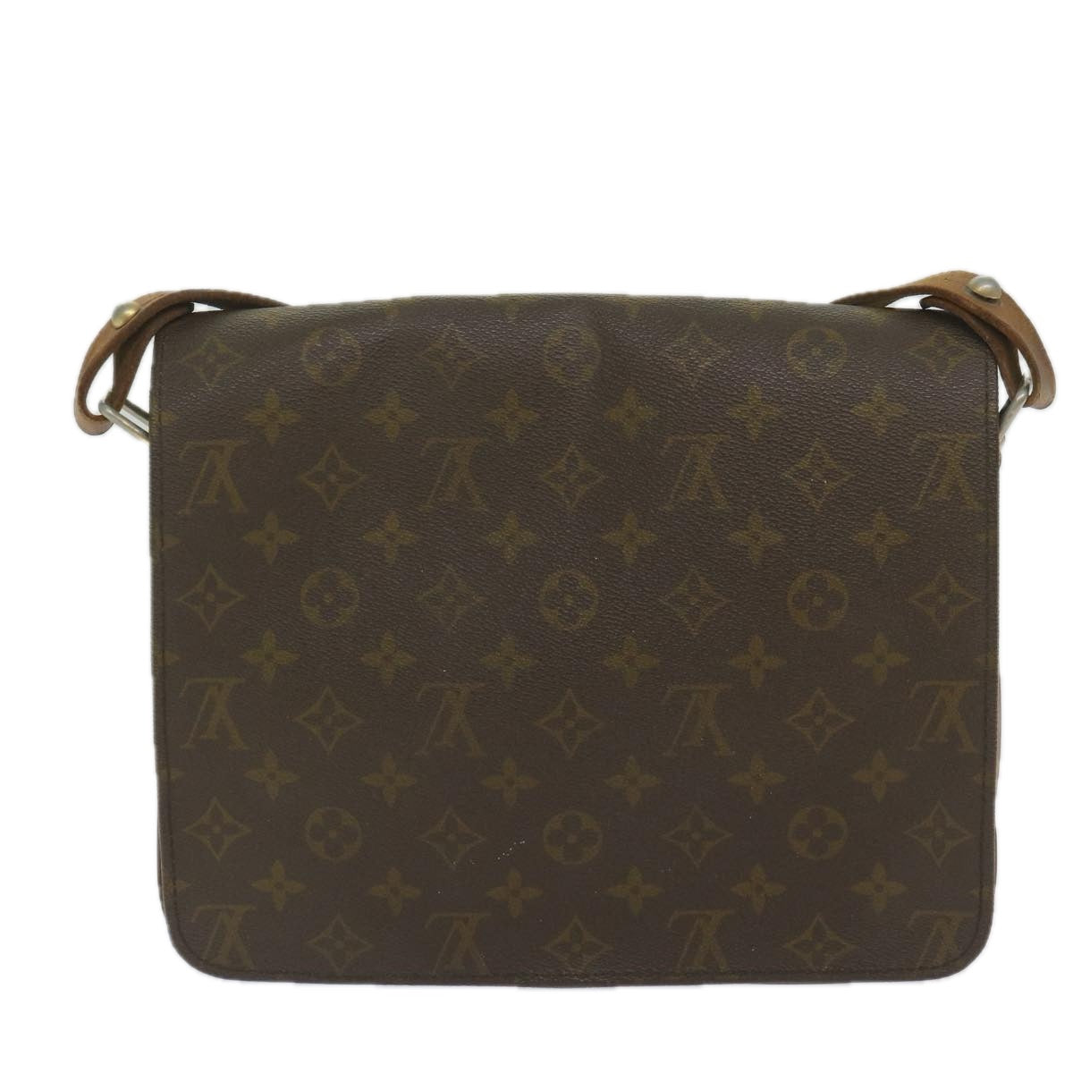 LOUIS VUITTON Monogram Cartouchiere GM Shoulder Bag Vintage M51252 LV Auth 60971 - 0