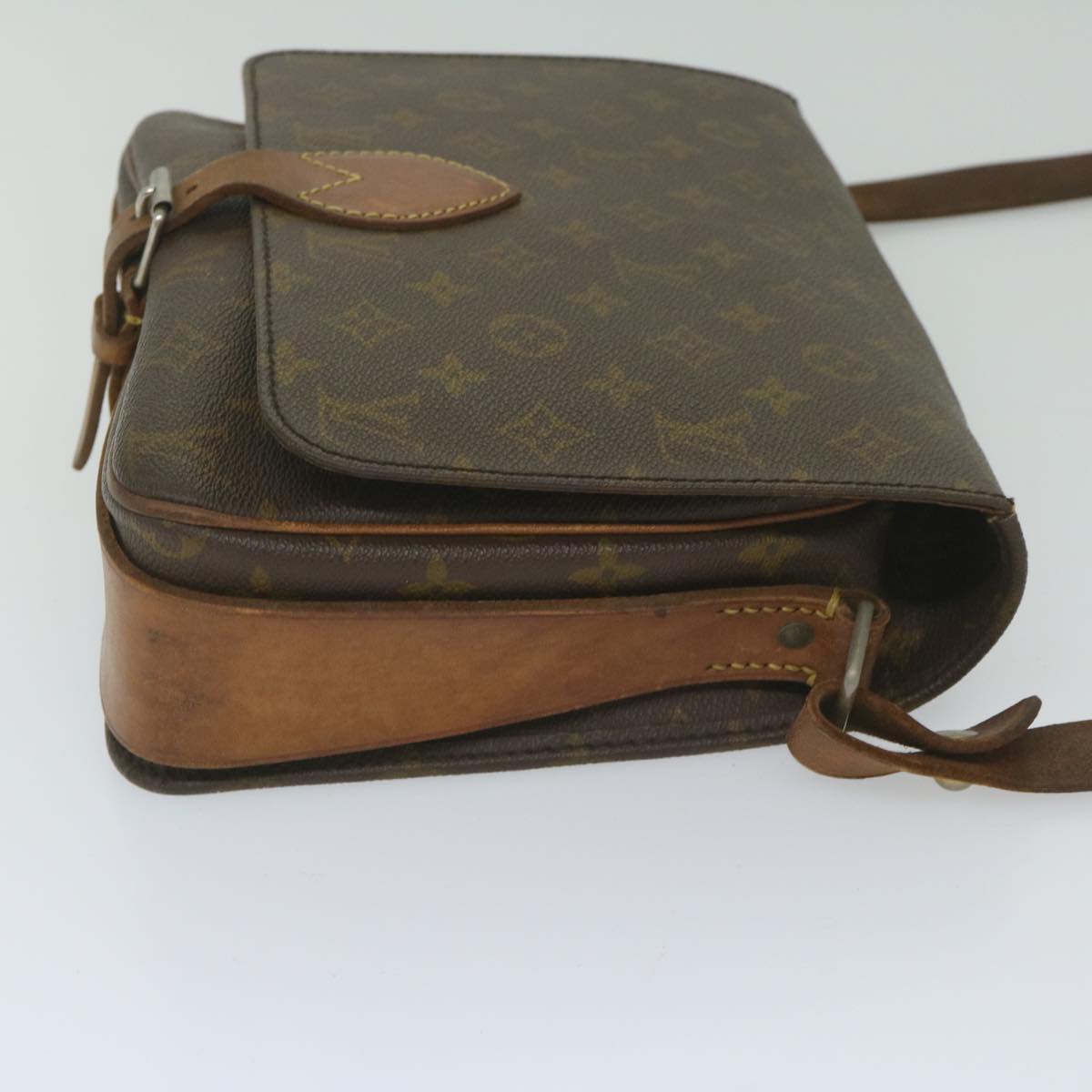 LOUIS VUITTON Monogram Cartouchiere GM Shoulder Bag Vintage M51252 LV Auth 60971