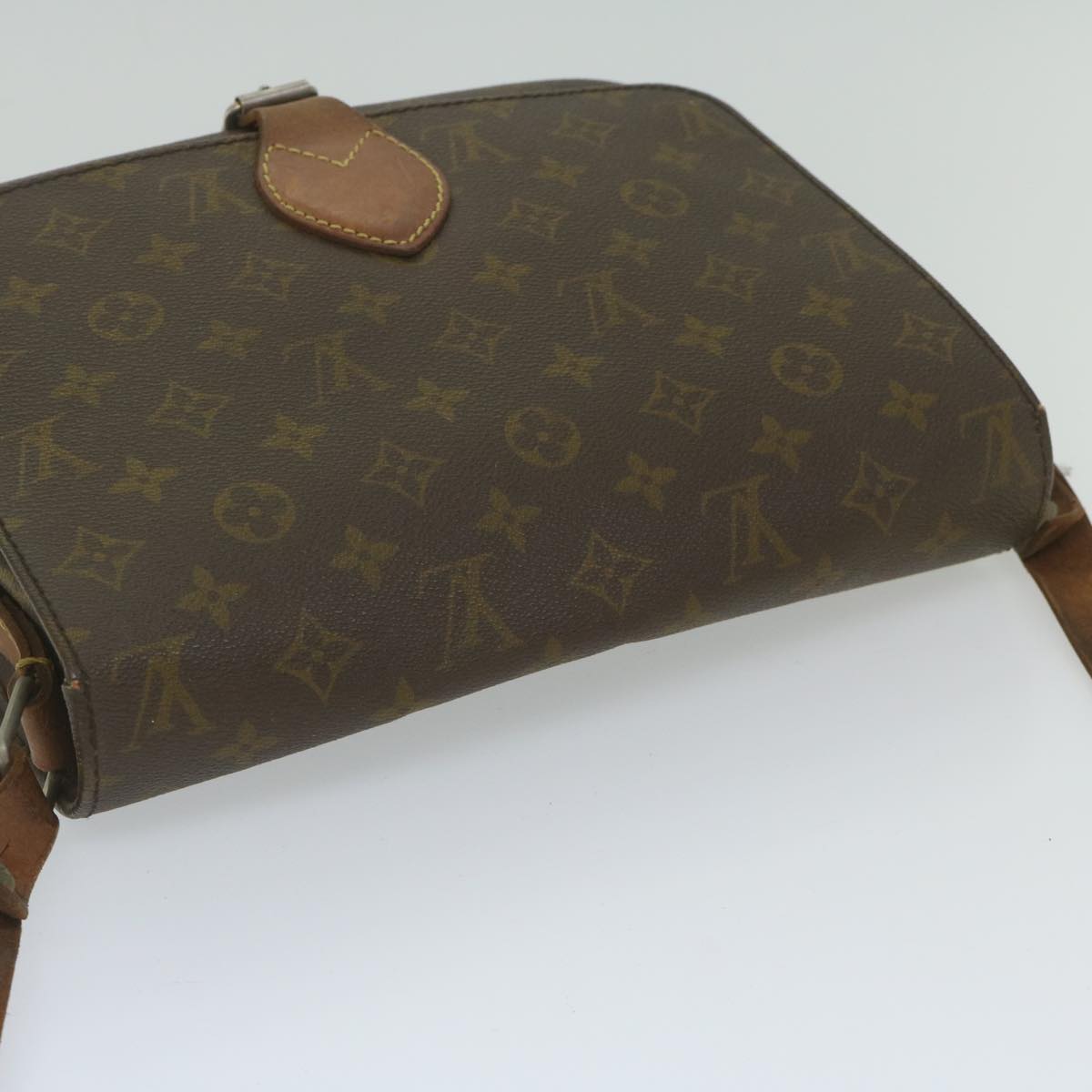 LOUIS VUITTON Monogram Cartouchiere GM Shoulder Bag Vintage M51252 LV Auth 60971