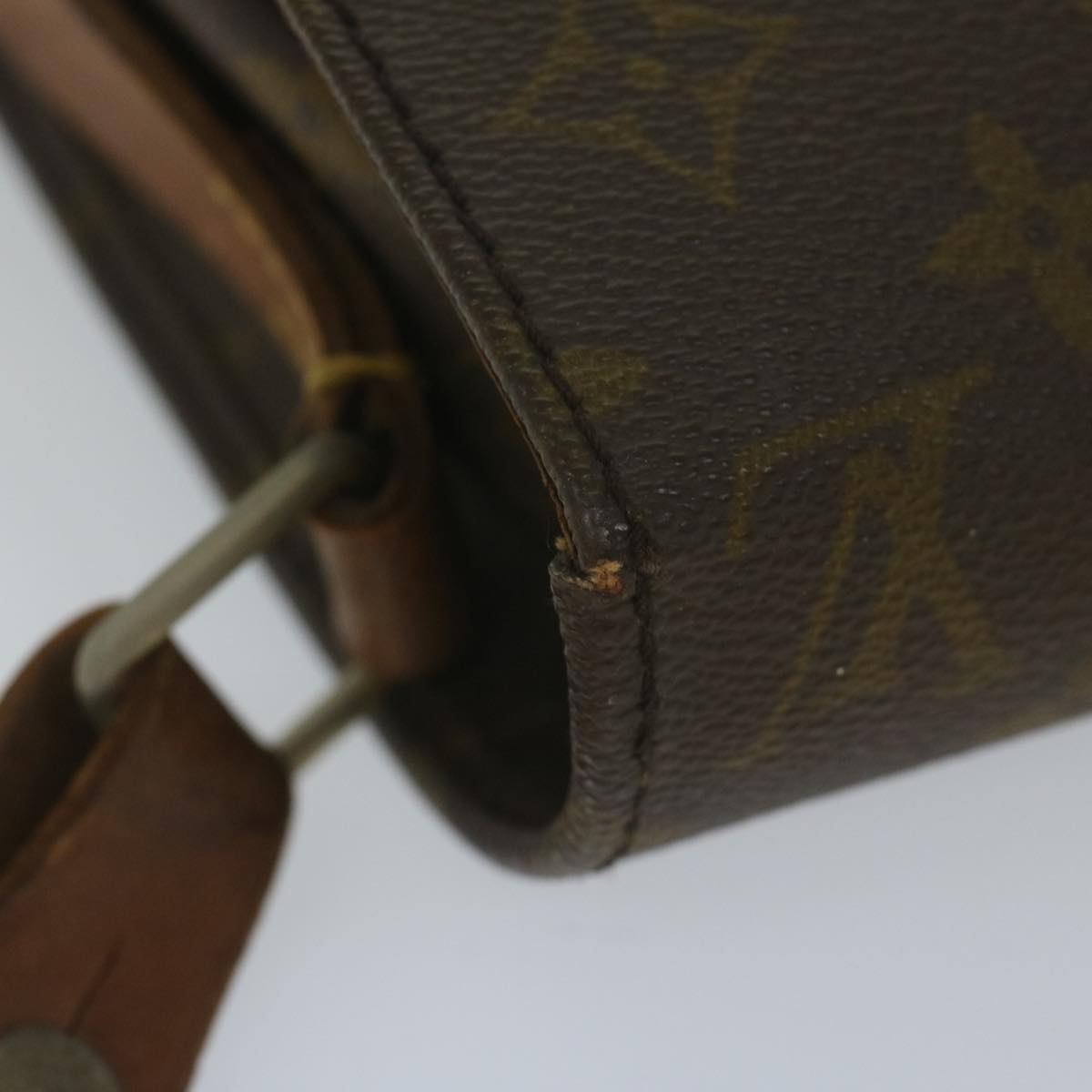 LOUIS VUITTON Monogram Cartouchiere GM Shoulder Bag Vintage M51252 LV Auth 60971