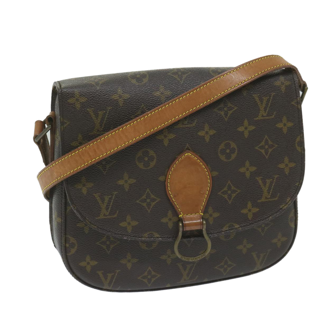 LOUIS VUITTON Monogram Saint Cloud GM Shoulder Bag M51242 LV Auth 61004