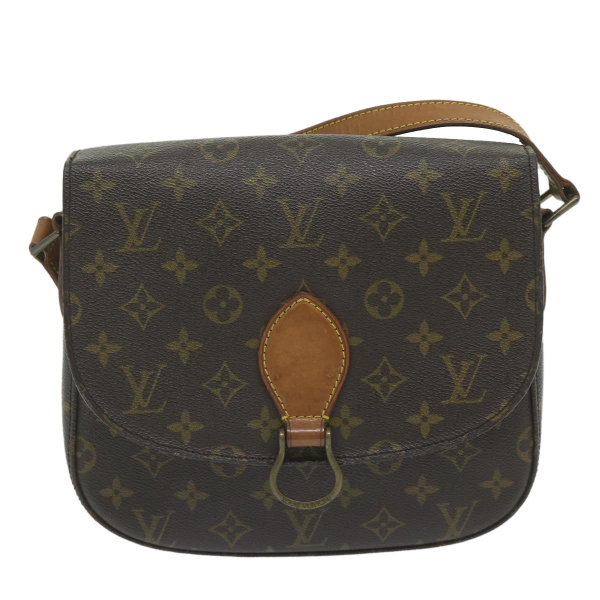 LOUIS VUITTON Monogram Saint Cloud GM Shoulder Bag M51242 LV Auth 61004