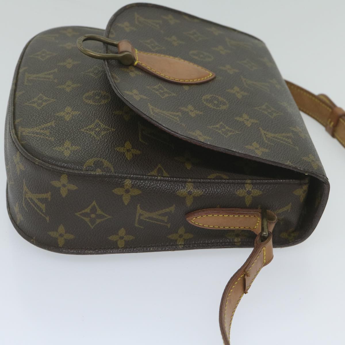 LOUIS VUITTON Monogram Saint Cloud GM Shoulder Bag M51242 LV Auth 61004