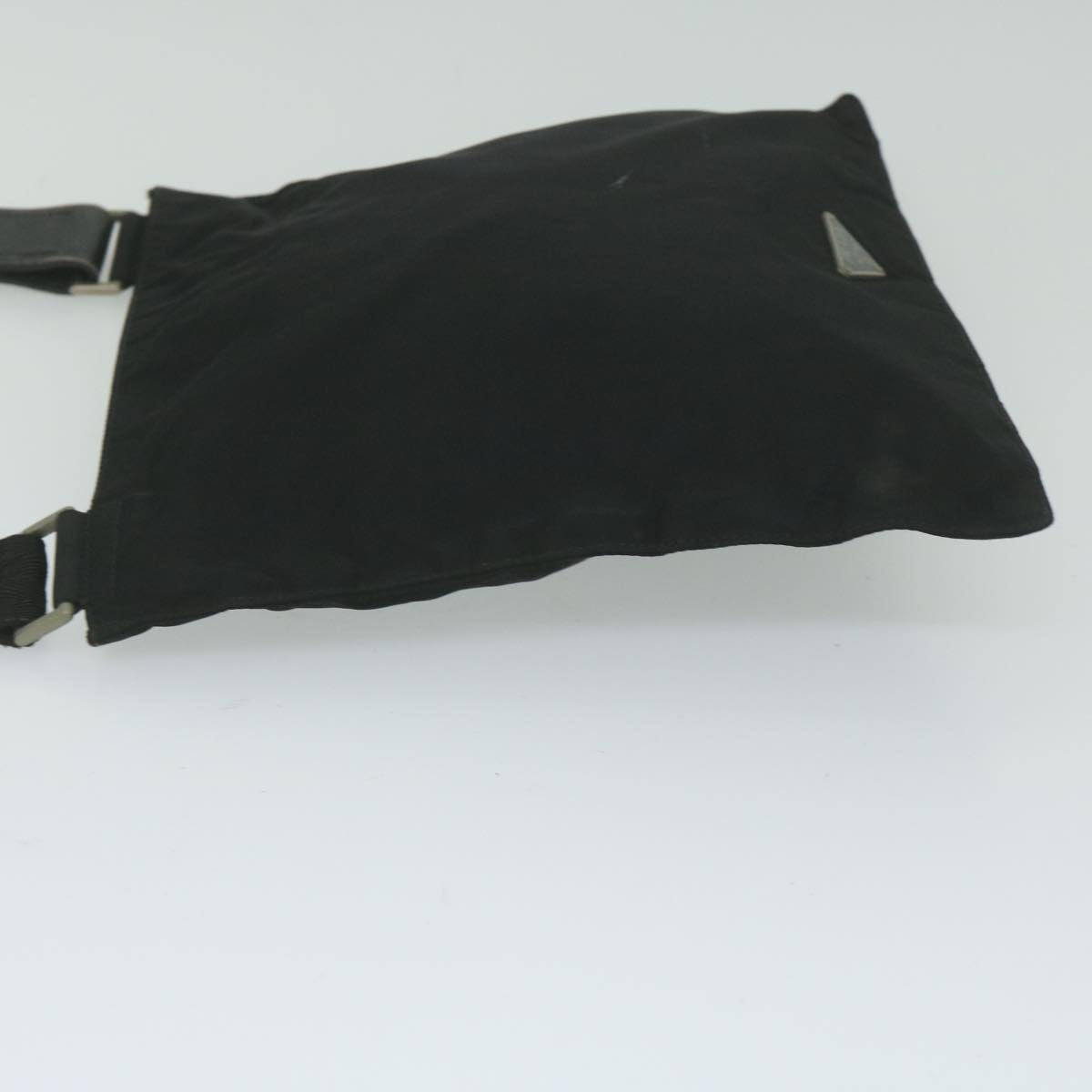 PRADA Shoulder Bag Nylon Black Auth 61011