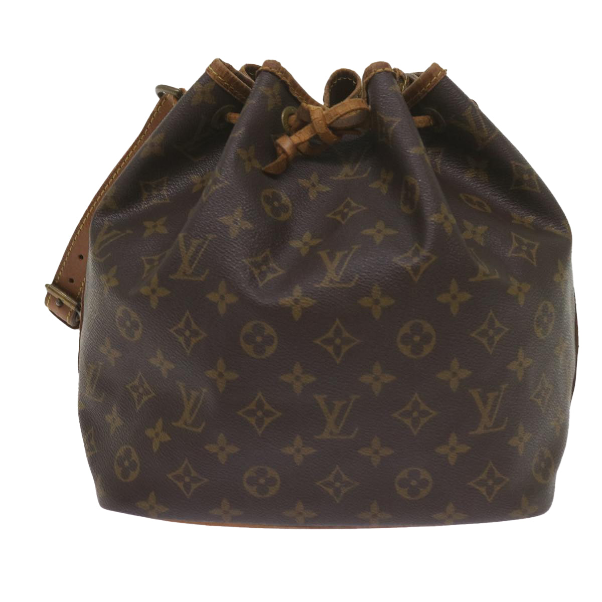 LOUIS VUITTON Monogram Petit Noe Shoulder Bag M42226 LV Auth 61042