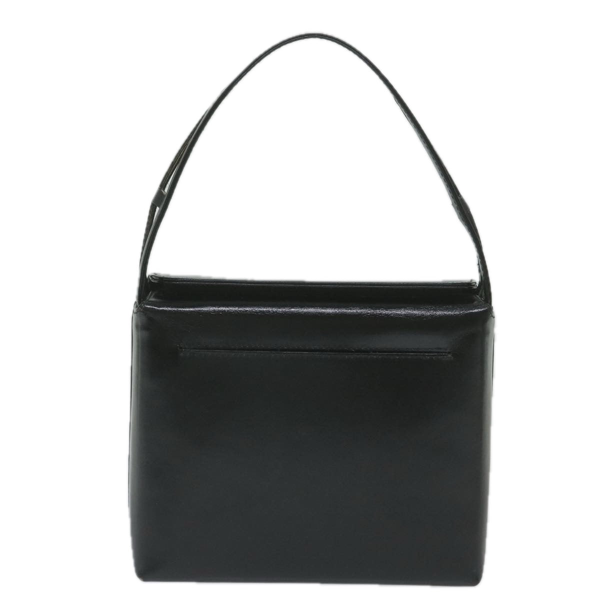 GIVENCHY Shoulder Bag Leather Black Auth 61044 - 0