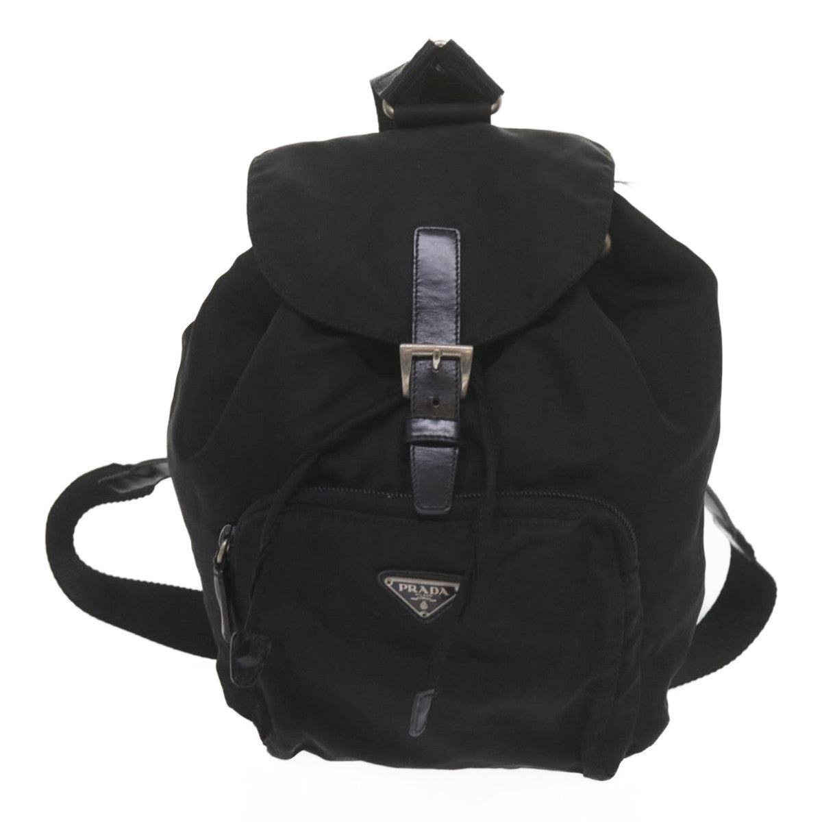 PRADA Backpack Nylon Black Auth 61049