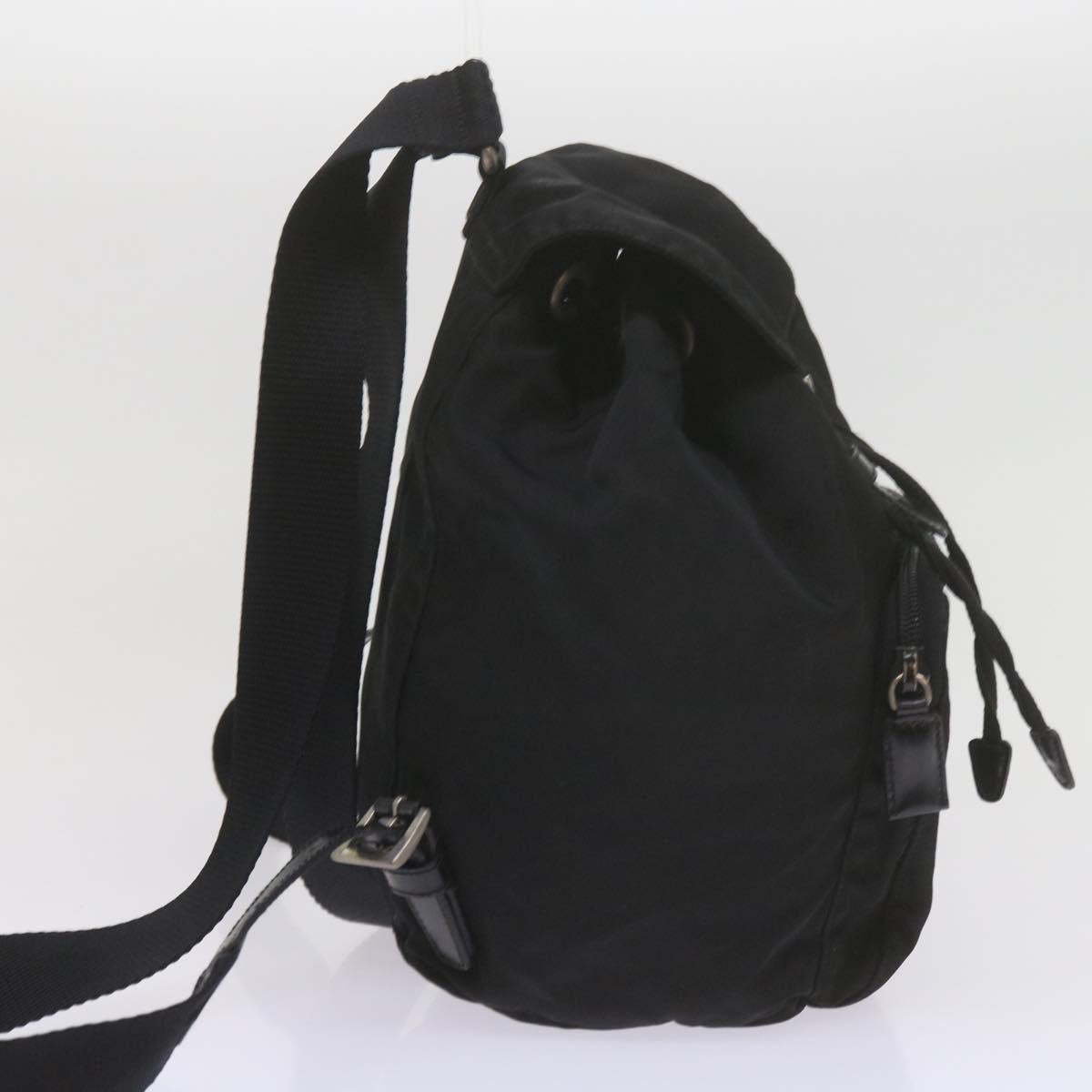 PRADA Backpack Nylon Black Auth 61049