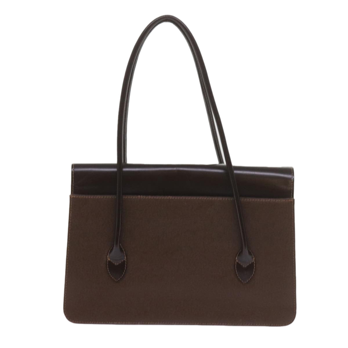 Burberrys Shoulder Bag Leather Brown Auth 61084 - 0