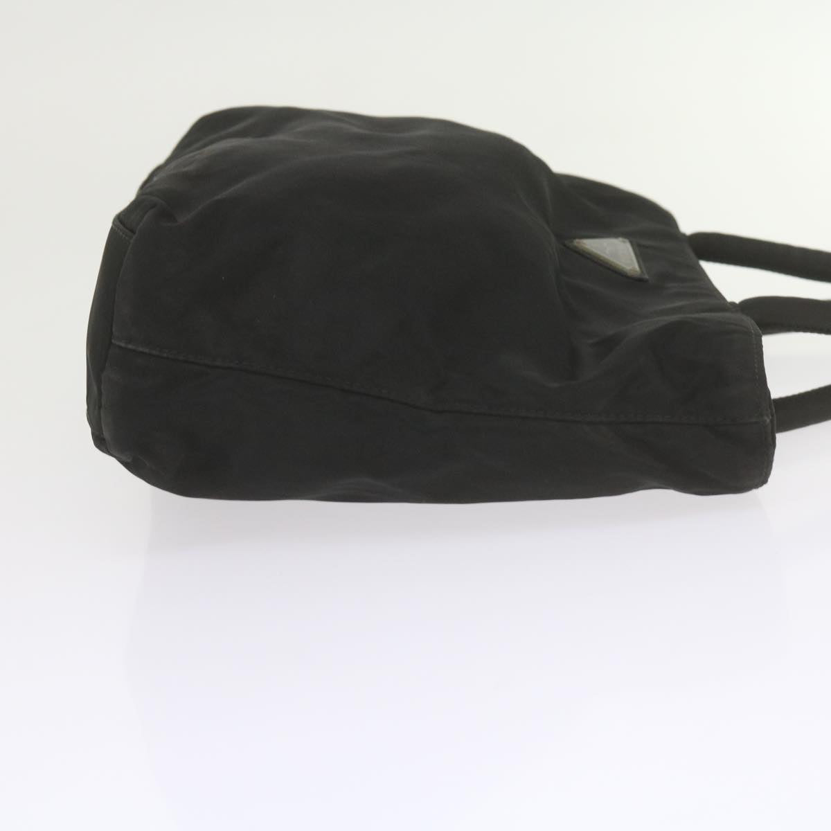 PRADA Hand Bag Nylon Black Auth 61104