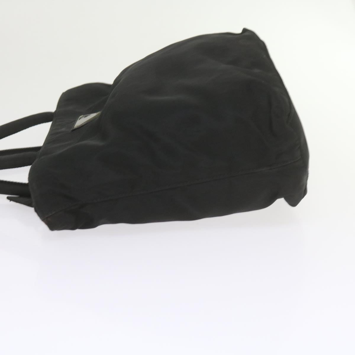 PRADA Hand Bag Nylon Black Auth 61104