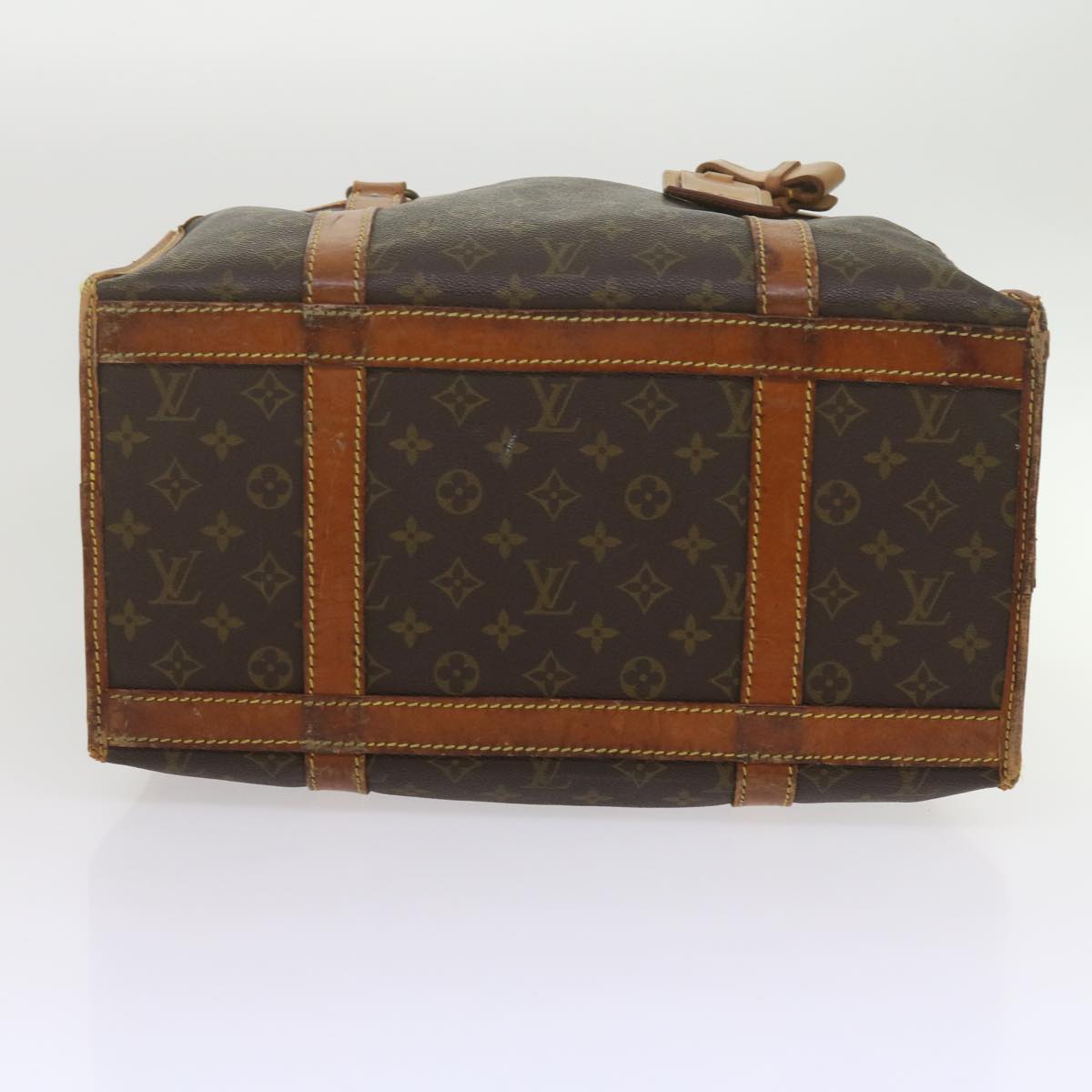 LOUIS VUITTON Monogram Sac Shan 40 Pet Carry Vintage M42024 LV Auth 61117