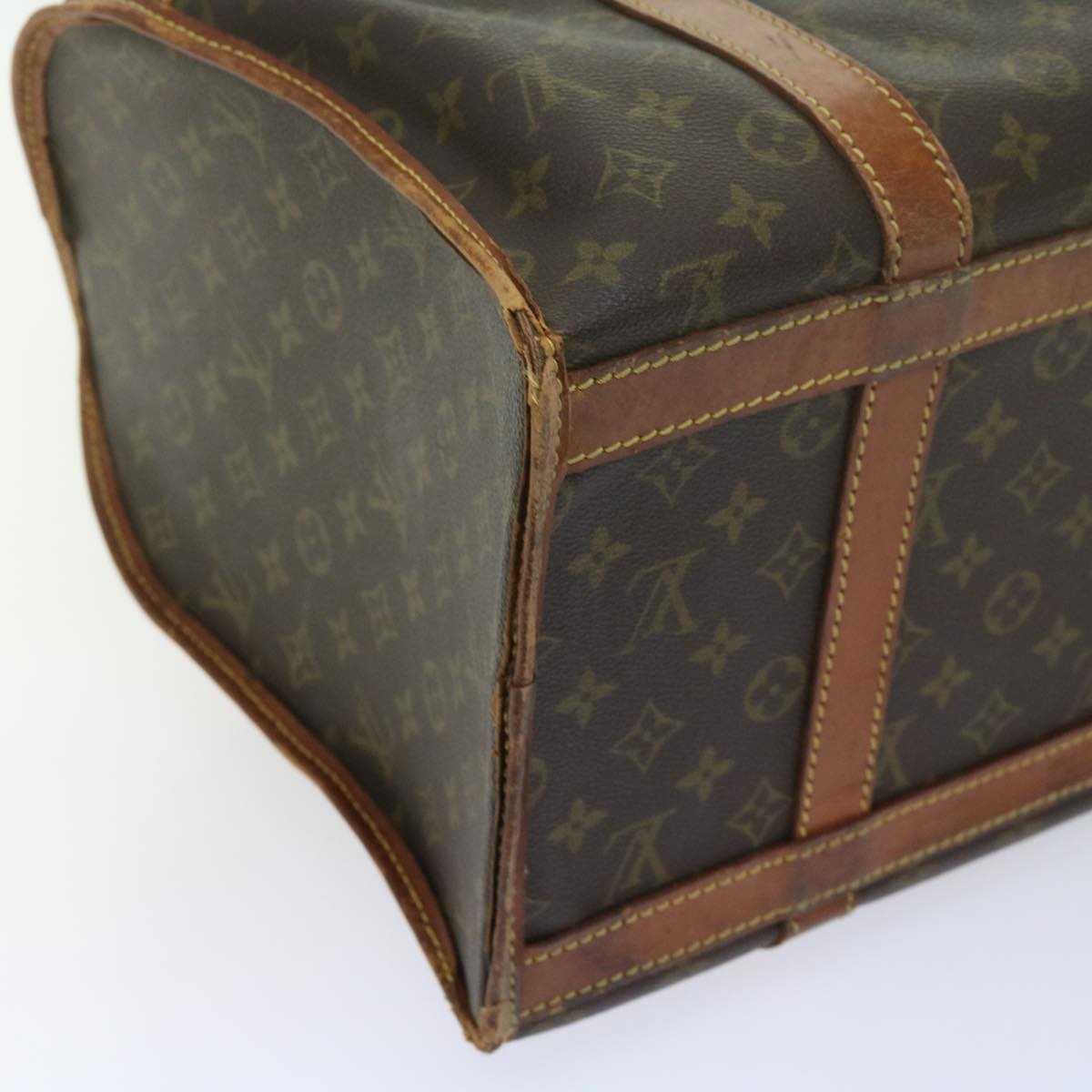 LOUIS VUITTON Monogram Sac Shan 40 Pet Carry Vintage M42024 LV Auth 61117