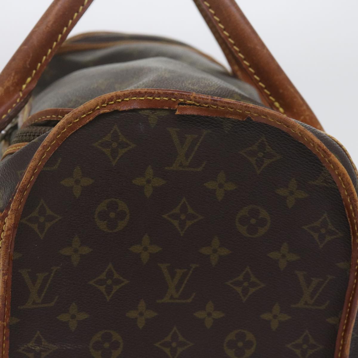 LOUIS VUITTON Monogram Sac Shan 40 Pet Carry Vintage M42024 LV Auth 61117