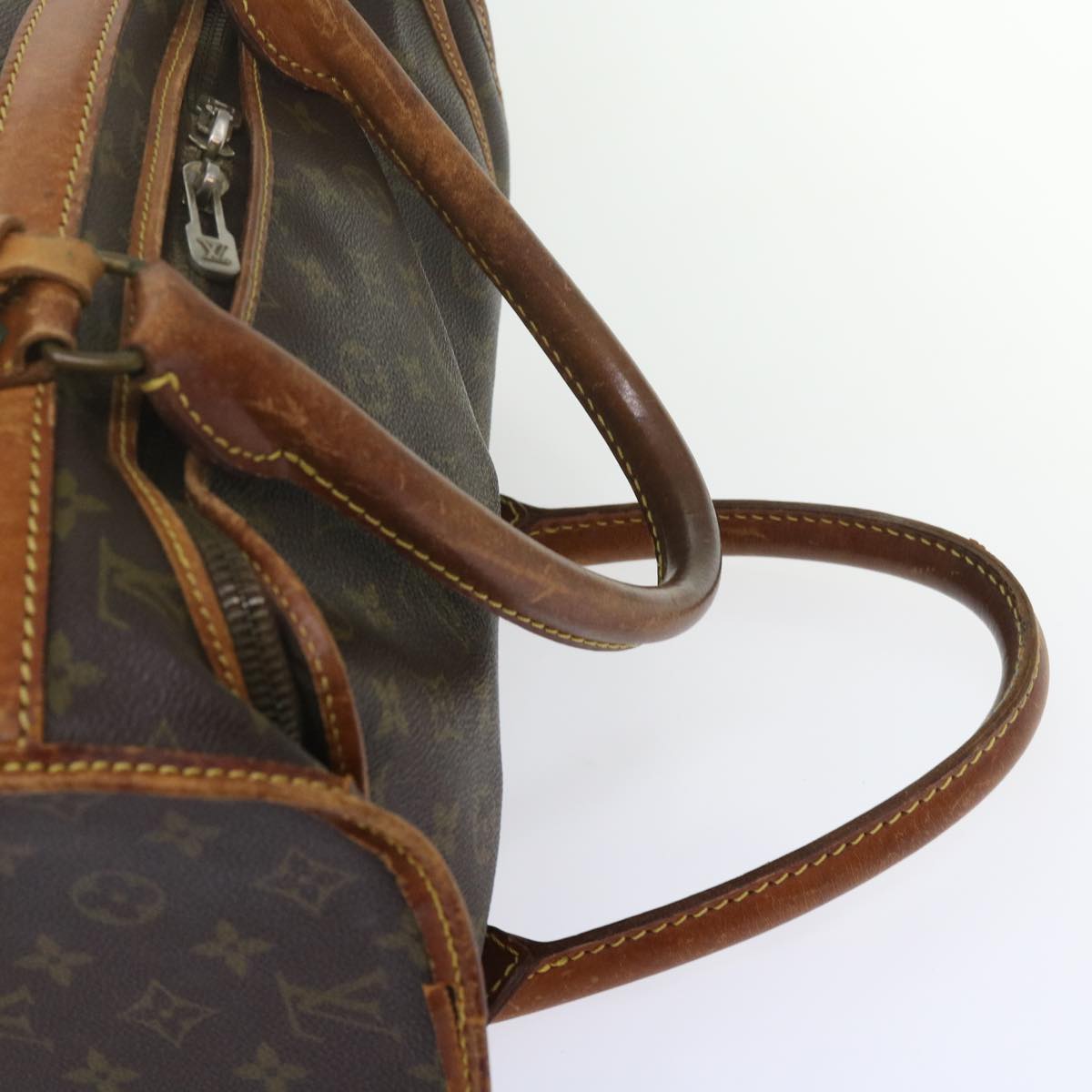 LOUIS VUITTON Monogram Sac Shan 40 Pet Carry Vintage M42024 LV Auth 61117