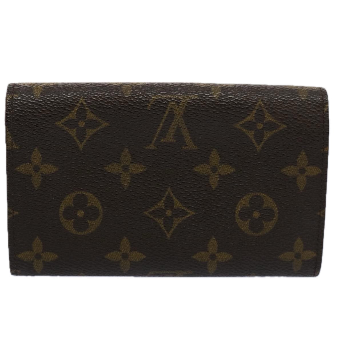 LOUIS VUITTON Monogram Porte Monnaie Billets Tresor Wallet M61730 LV Auth 61137 - 0