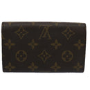LOUIS VUITTON Monogram Porte Monnaie Billets Tresor Wallet M61730 LV Auth 61137-2