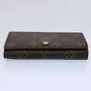 LOUIS VUITTON Monogram Porte Monnaie Billets Tresor Wallet M61730 LV Auth 61137-6