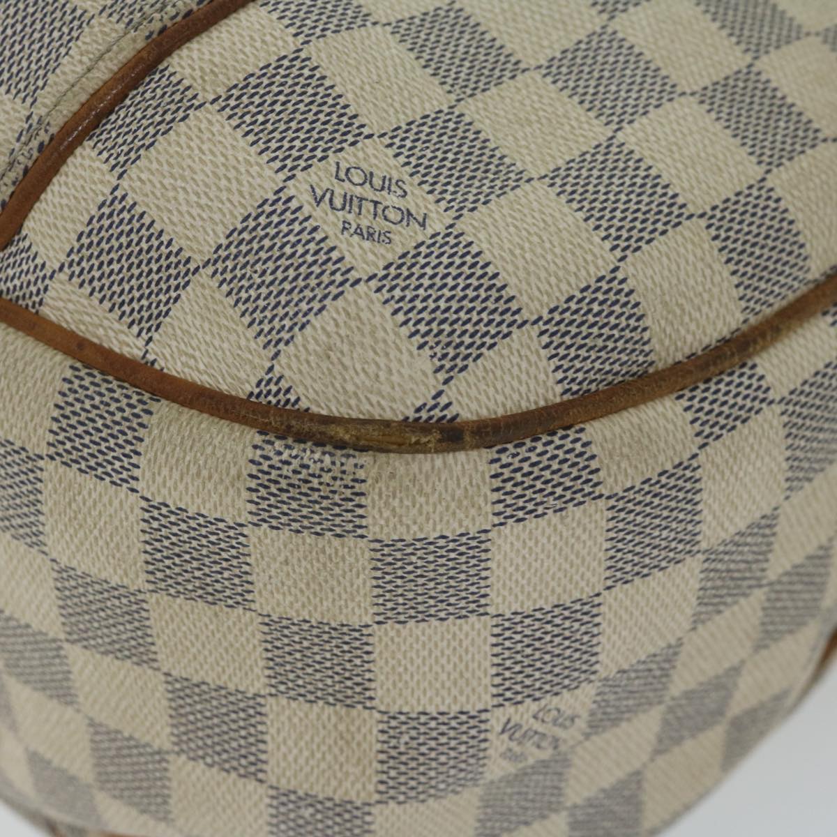 LOUIS VUITTON Damier Azur Galliera PM Shoulder Bag N55215 LV Auth 61163