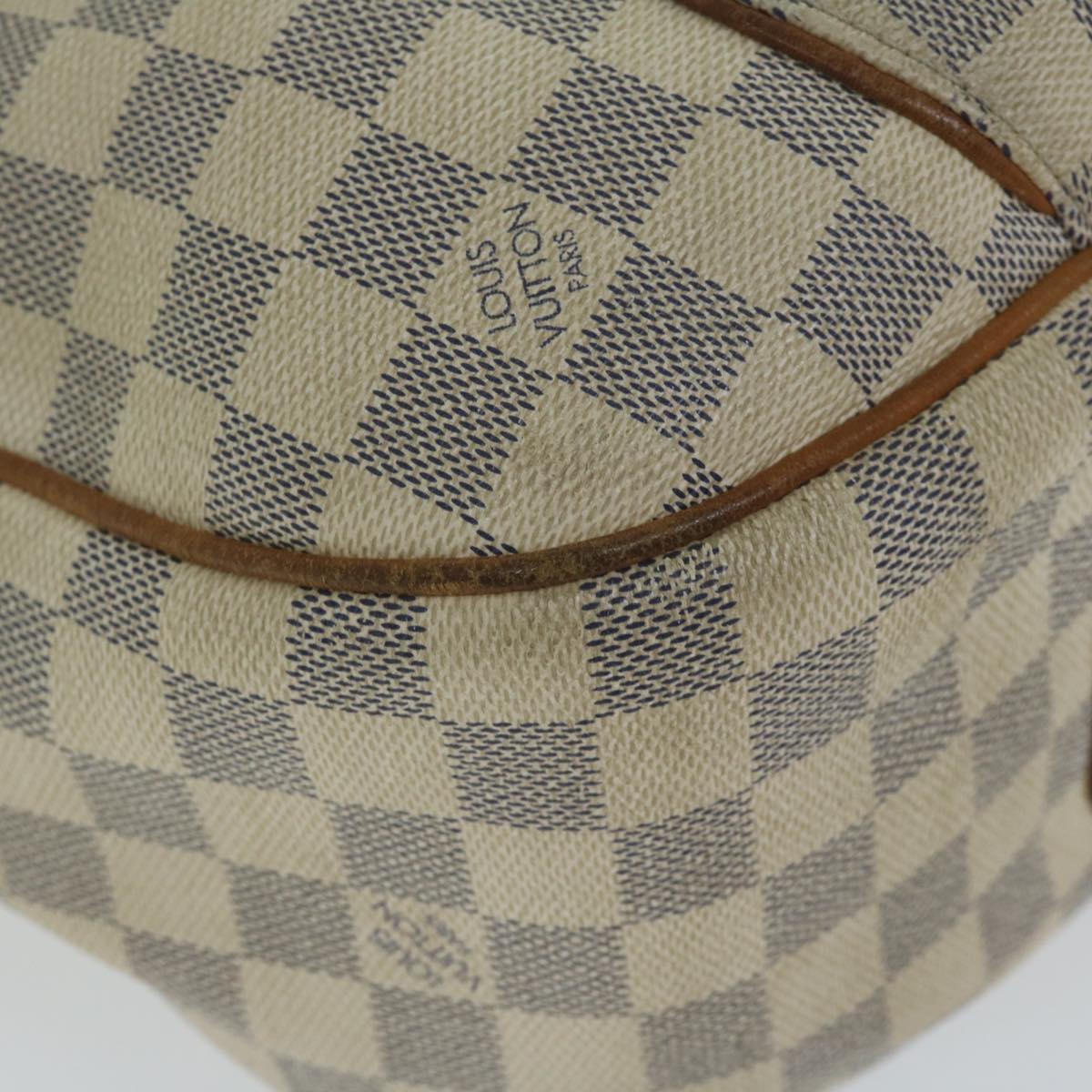 LOUIS VUITTON Damier Azur Galliera PM Shoulder Bag N55215 LV Auth 61163