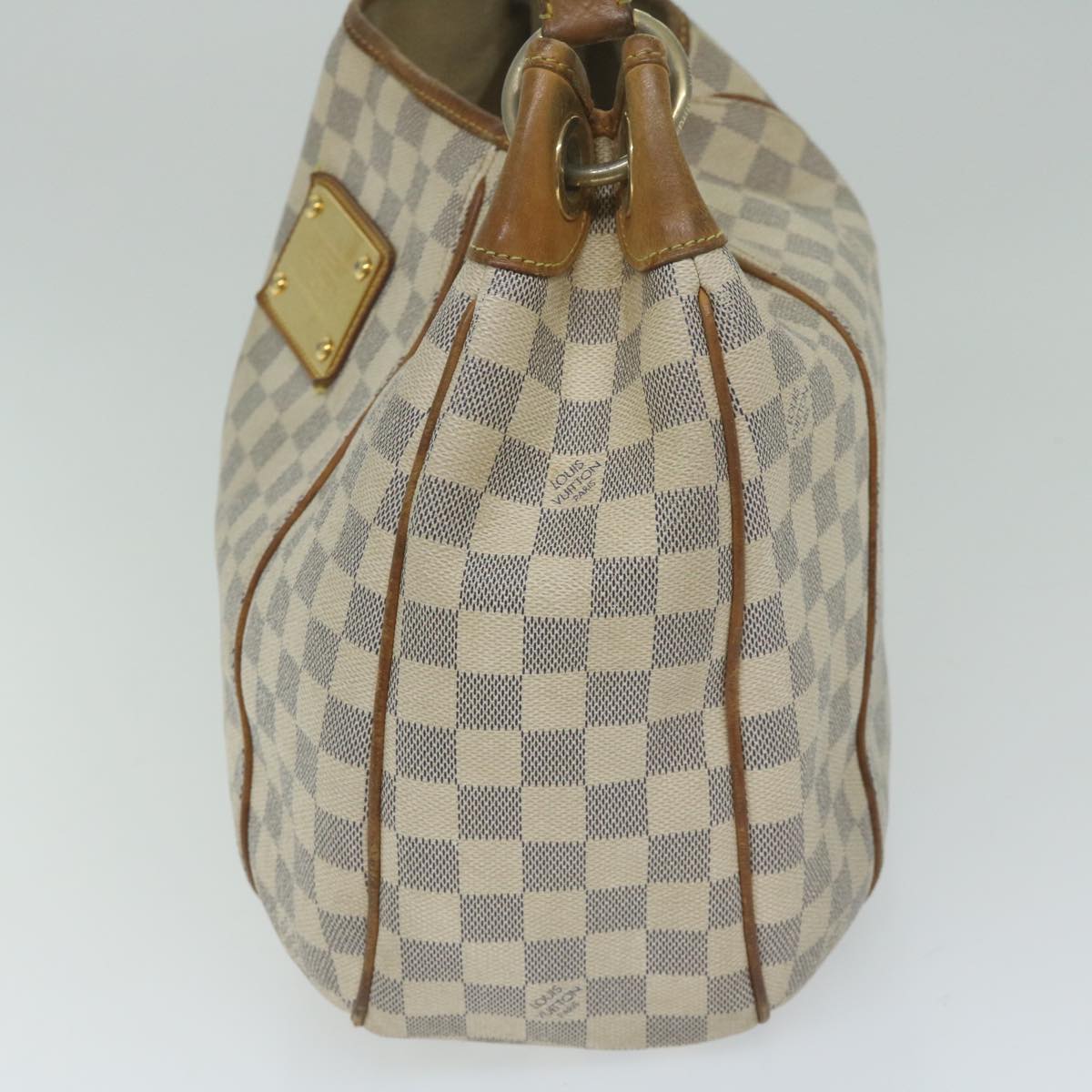 LOUIS VUITTON Damier Azur Galliera PM Shoulder Bag N55215 LV Auth 61163