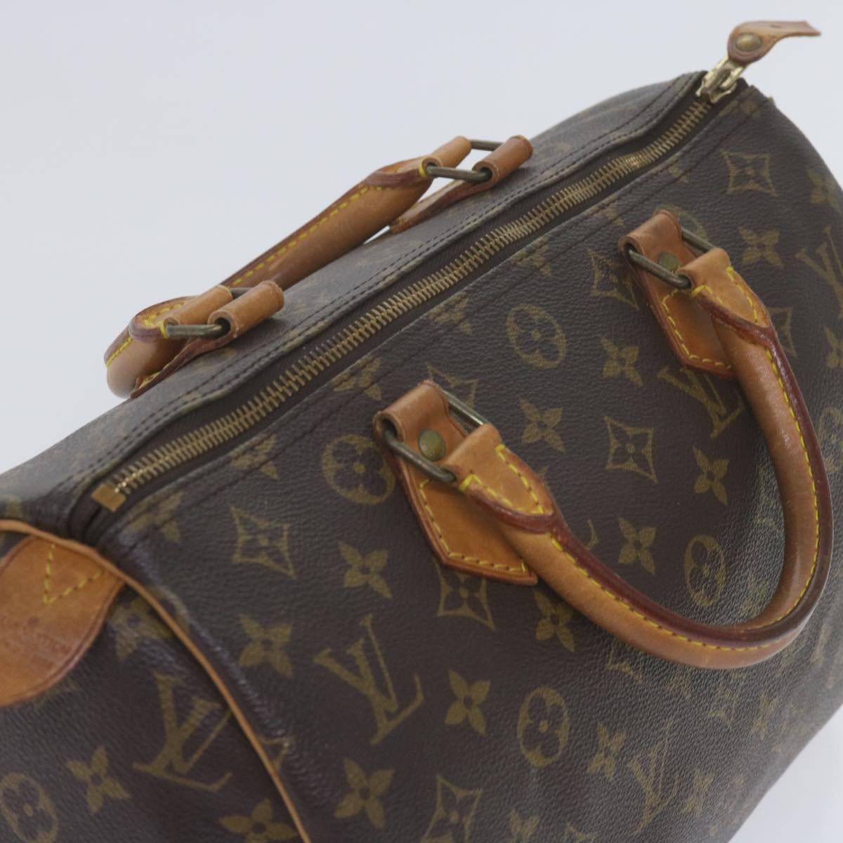 LOUIS VUITTON Monogram Speedy 30 Hand Bag M41526 LV Auth 61176