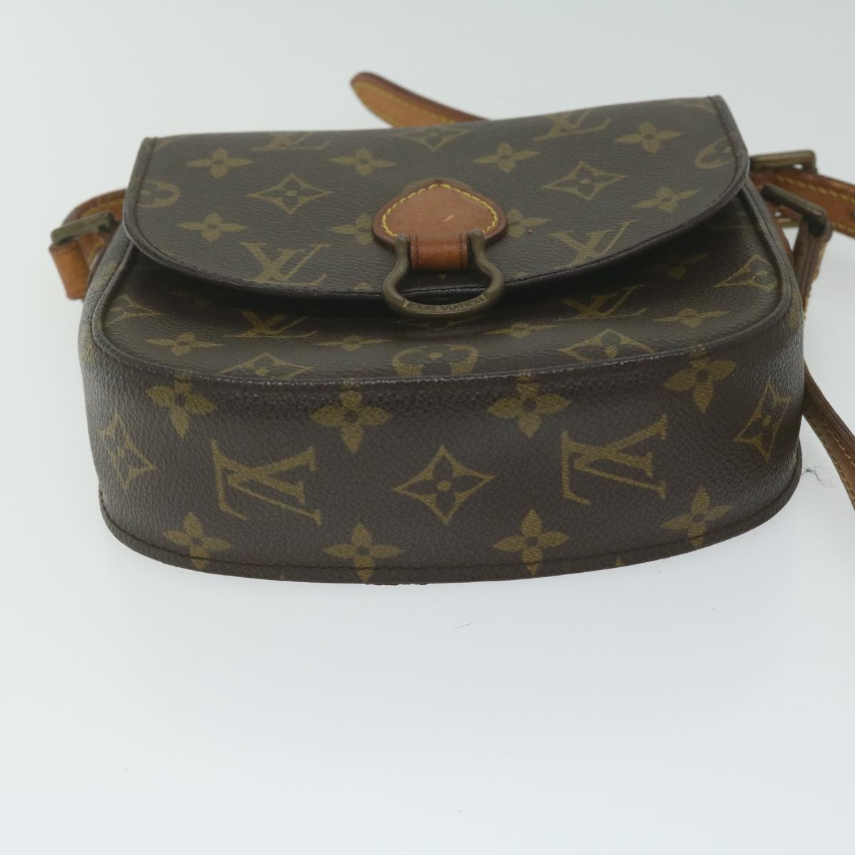 LOUIS VUITTON Monogram Saint Cloud PM Shoulder Bag M51244 LV Auth 61187