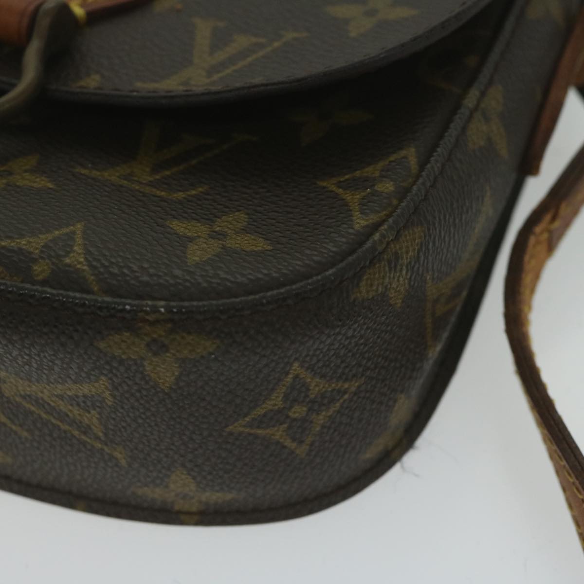 LOUIS VUITTON Monogram Saint Cloud PM Shoulder Bag M51244 LV Auth 61187