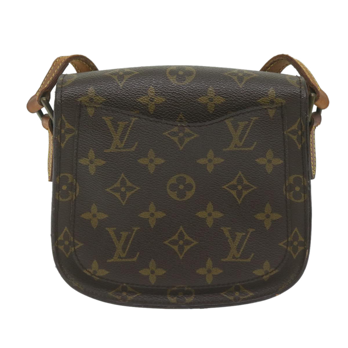 LOUIS VUITTON Monogram Saint Cloud PM Shoulder Bag M51244 LV Auth 61187