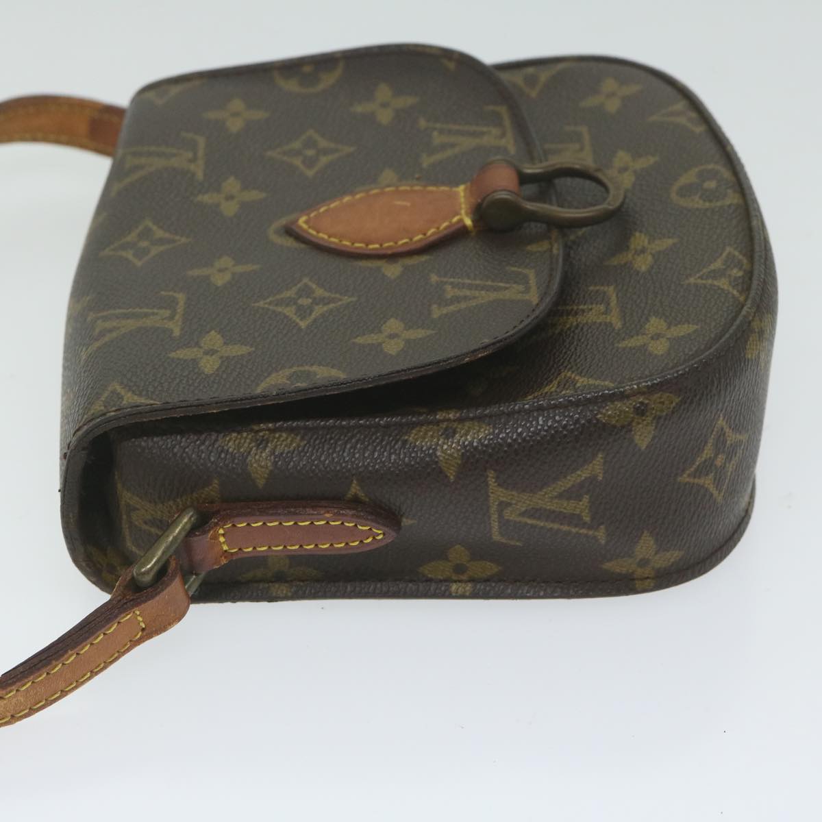 LOUIS VUITTON Monogram Saint Cloud PM Shoulder Bag M51244 LV Auth 61187