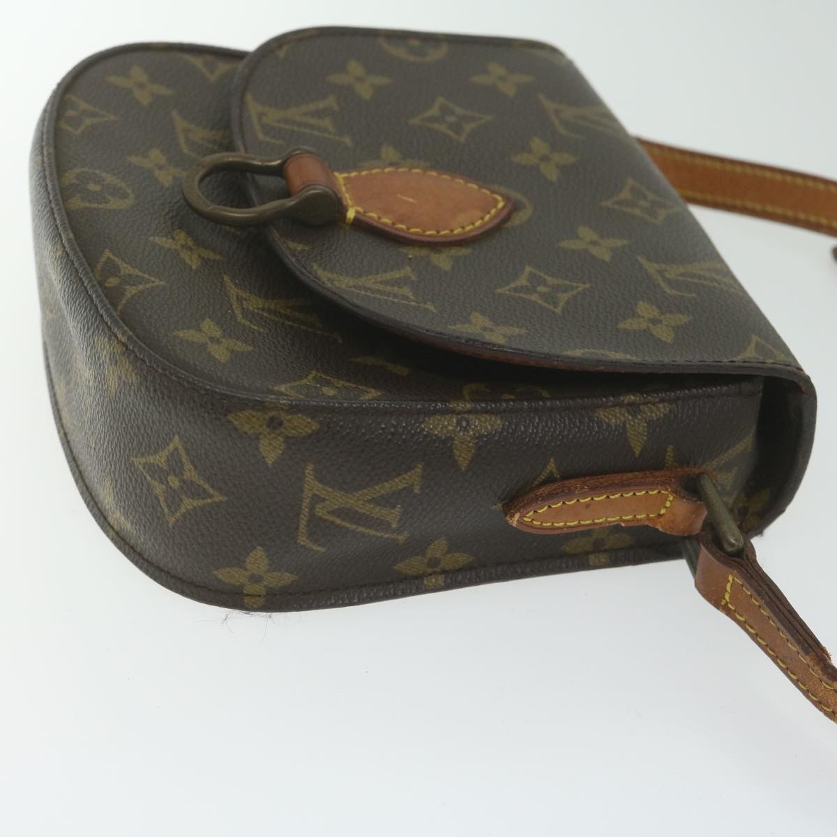 LOUIS VUITTON Monogram Saint Cloud PM Shoulder Bag M51244 LV Auth 61187