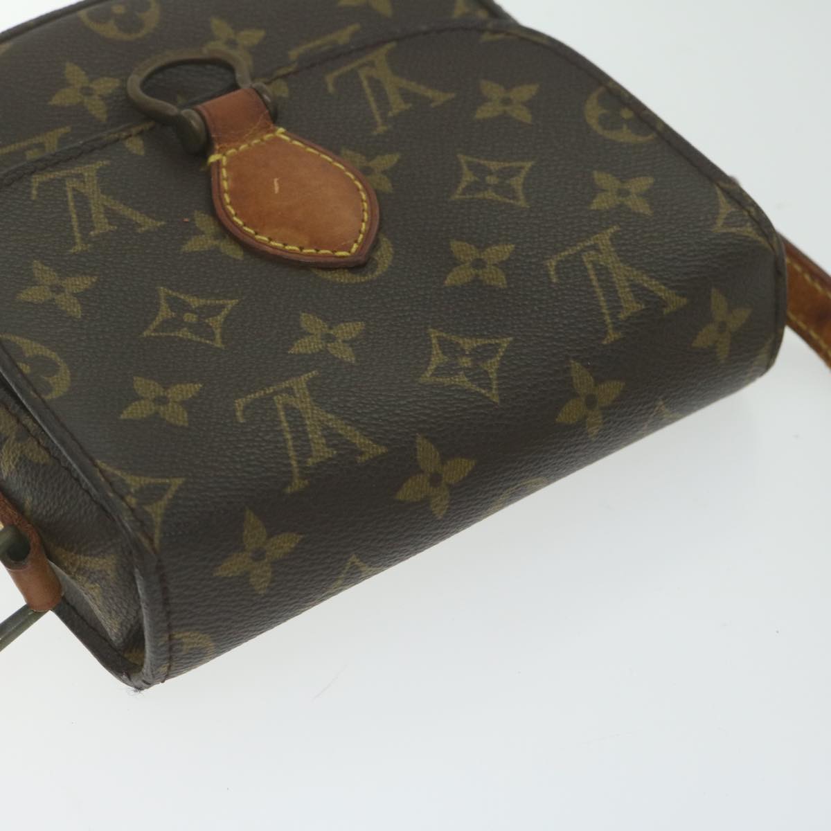 LOUIS VUITTON Monogram Saint Cloud PM Shoulder Bag M51244 LV Auth 61187