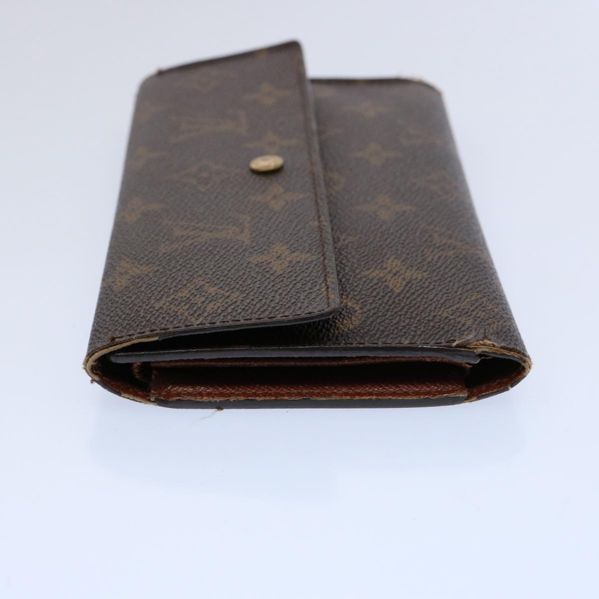 LOUIS VUITTON Monogram Portefeuille International Long Wallet M61217 Auth 61190