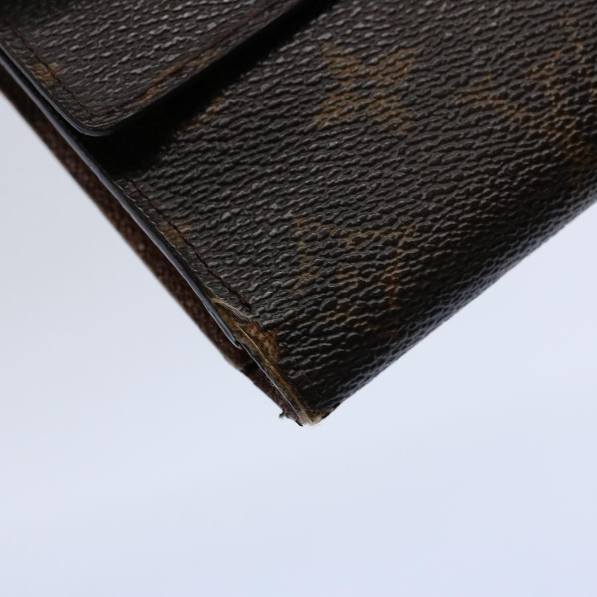 LOUIS VUITTON Monogram Portefeuille International Long Wallet M61217 Auth 61190