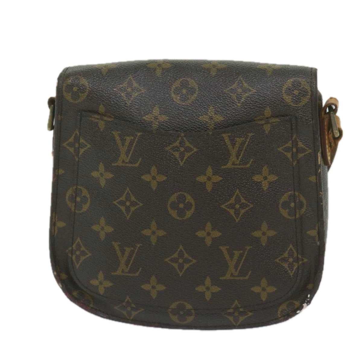 LOUIS VUITTON Monogram Saint Cloud MM Shoulder Bag M51243 LV Auth 61200