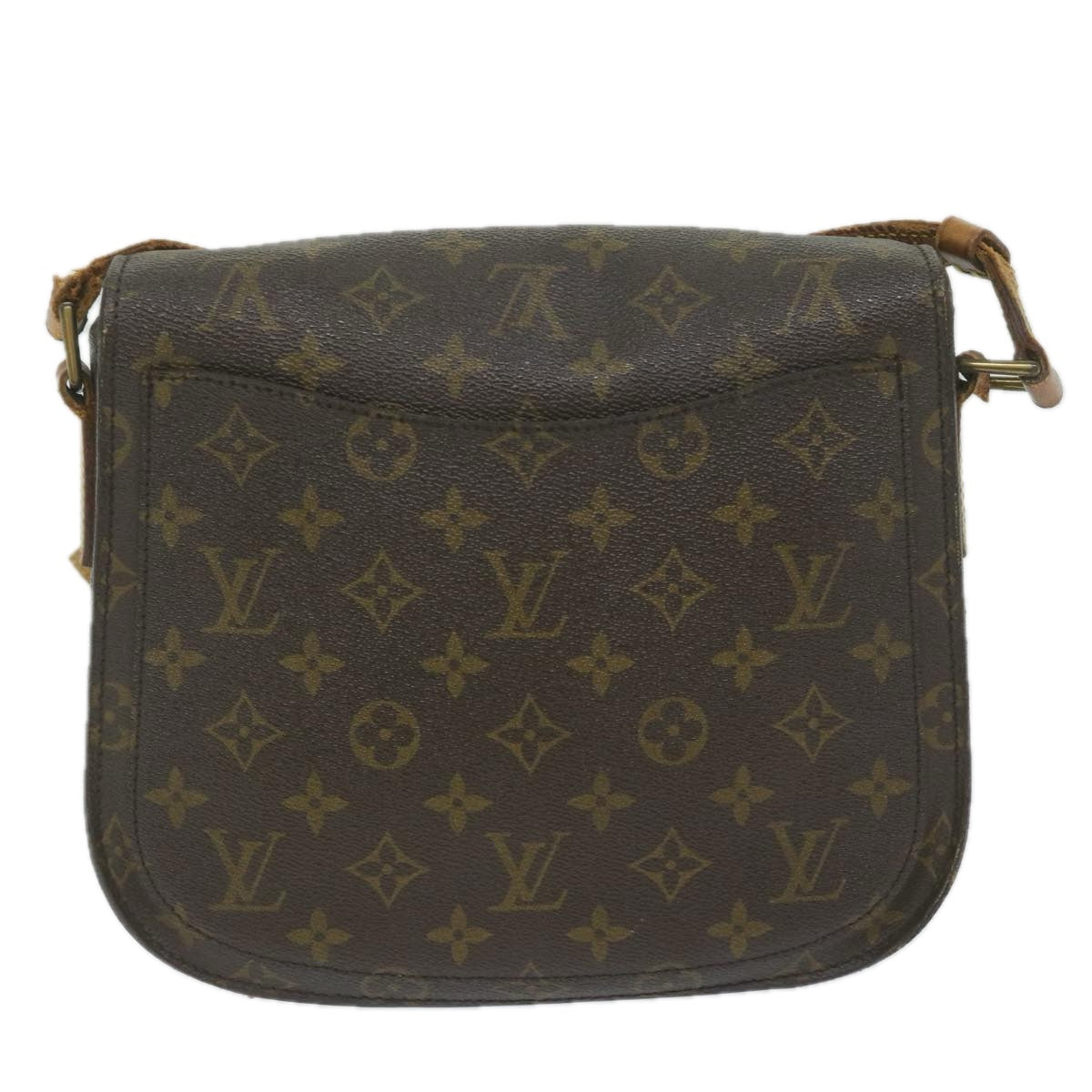 LOUIS VUITTON Monogram Saint Cloud GM Shoulder Bag M51242 LV Auth 61201